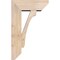 Ekena Millwork Legacy Slat Smooth Bracket w/ Offset Brace, Douglas Fir, 7 1/2"W x 20"D x 32"H BKT0806X20X32LEC06SDF - alternate 4